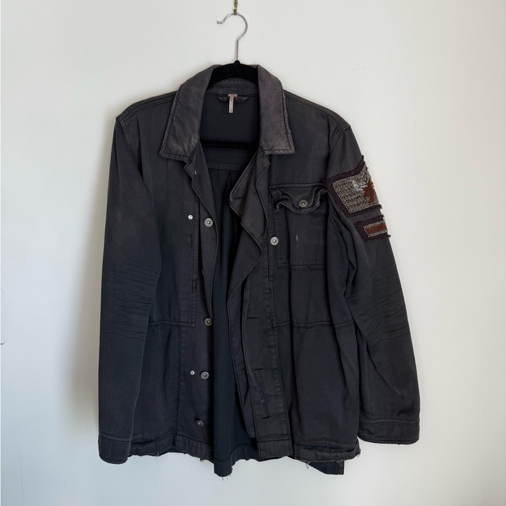 Free People Charcoal Jacket